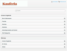 Tablet Screenshot of kauferia.com
